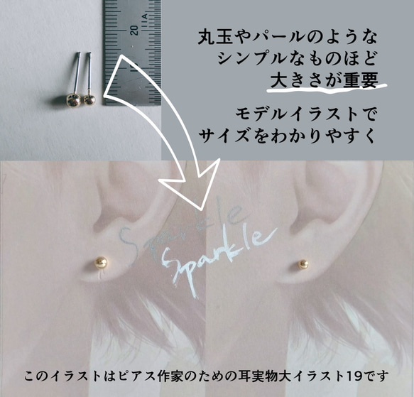 ピアス作家のための耳実物大イラスト 15 人気・おすすめ｜使いやすい・旅行におすすめ 品質保証 全国発送 日本国内発送・最短翌日お届け