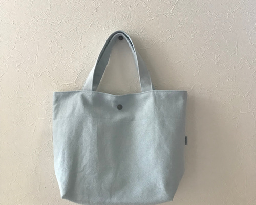 トートバック　ハンドメイド 紙袋みたいな2カラートートバッグの作り方】好きなサイズで