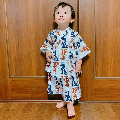 甚平（型紙と作り方のセット）SET-2213 型紙 子供服の型紙ショップ 