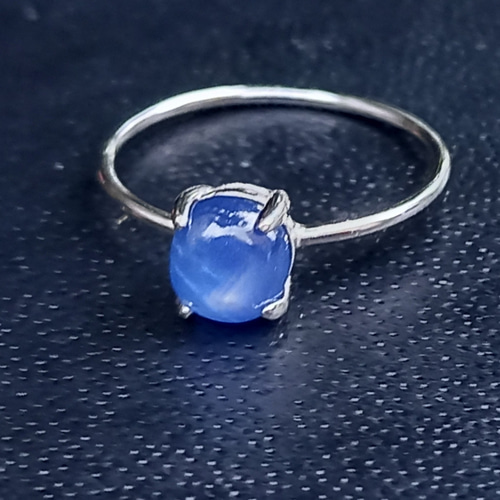 天然 ブルースターサファイア ダイヤモンド リング ソーティング付