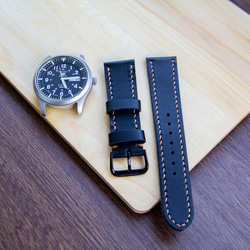 レザーウォッチストラップ レザーウォッチバンド 手作り時計バンド