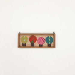 ４本の木（textile art ） 20枚目の画像