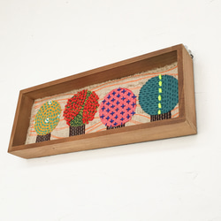 ４本の木（textile art ） 5枚目の画像