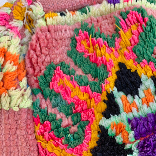 モロッコ ブジャド プフ クッションカバー クッション ラグ pouf 105