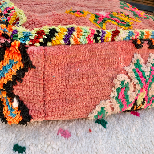 モロッコ ブジャド プフ クッションカバー クッション ラグ pouf 105