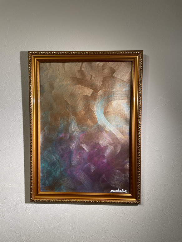 アクリル抽象画 Action Painting〖 Free Yourself 〗抽象画 / アクリルボード2枚