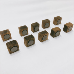 木のマグネット　磁石　10個　ポイント消費 4枚目の画像
