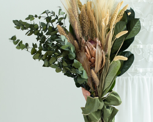 世界にひとつ 【ブートニアなし】ナチュラルドライフラワー