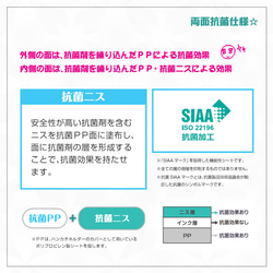 ハンカチホルダー［ミントグリーン・ハート］／２クリップ式／縦横２Ｗａｙ／通気性＆抗菌／マスクケース／濡れたハンカチの携帯 19枚目の画像