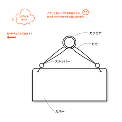 ハンカチホルダー［ミントグリーン・ハート］／２クリップ式／縦横２Ｗａｙ／通気性＆抗菌／マスクケース／濡れたハンカチの携帯 7枚目の画像