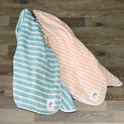 手仕事から生まれたfeather cotton®のガーゼブランケット / weekday02 blue 9枚目の画像