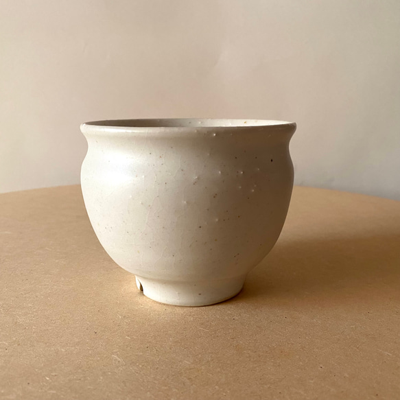 白いほっこり植木鉢#101【プランター】【plant pot】 2枚目の画像