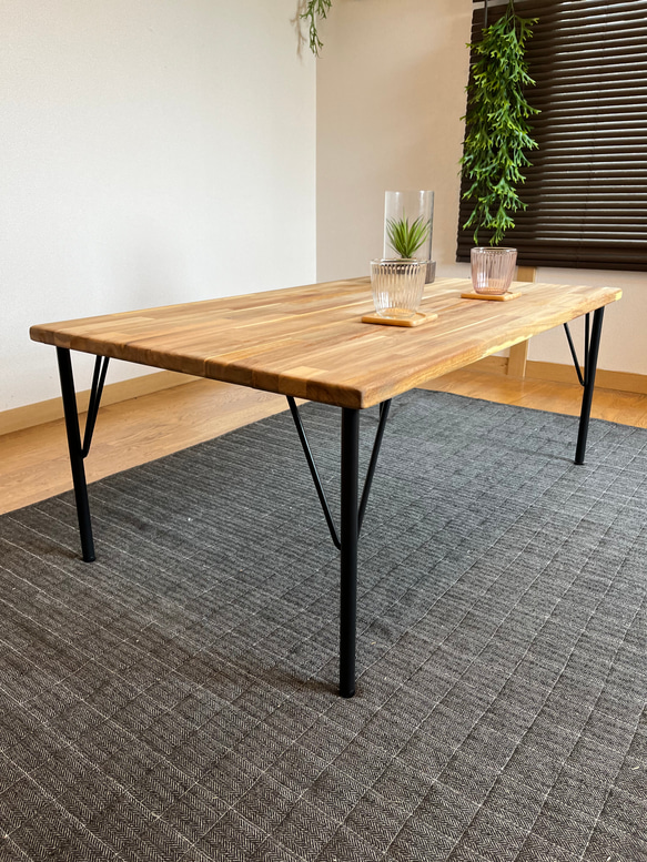 NOCE ローテーブル アカシア×アイアン
