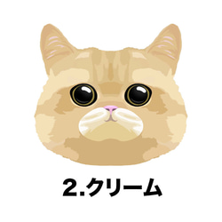【 ねこ 猫 白 毛色3色 特大顔 】スマホケース クリアソフトケース プレゼント iPhone&Android 3枚目の画像