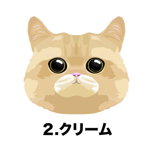 【 ねこ 猫 白 毛色3色 特大顔 】スマホケース クリアソフトケース プレゼント iPhone&Android 3枚目の画像