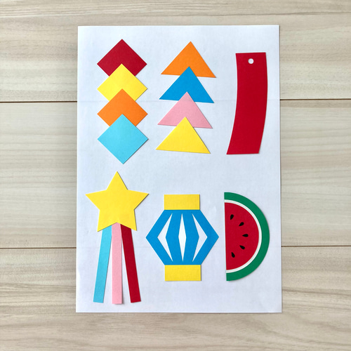 七夕　笹飾り　切り絵 Yahoo!オークション - 切り絵 七夕笹飾り 歌詞入り