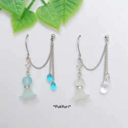てるてる坊主の2ホールピアス/ノンホールピアス/イヤーカフ/軟骨