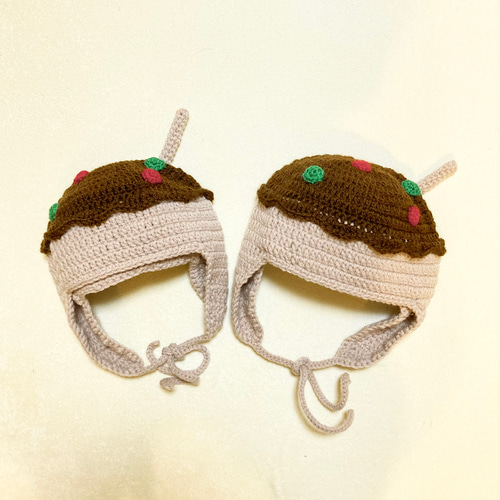 ベビーコスチューム たこ焼き ＊ ニューボーンフォト ハーフバースデー