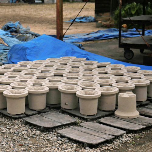 焼き餅焼こう♪【愛知県碧南産】三河焼・亀島さんご夫婦のつくるレトロ
