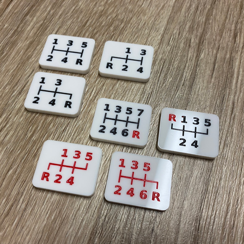 シフトパターン 5速マニュアル用(5MT) おかし