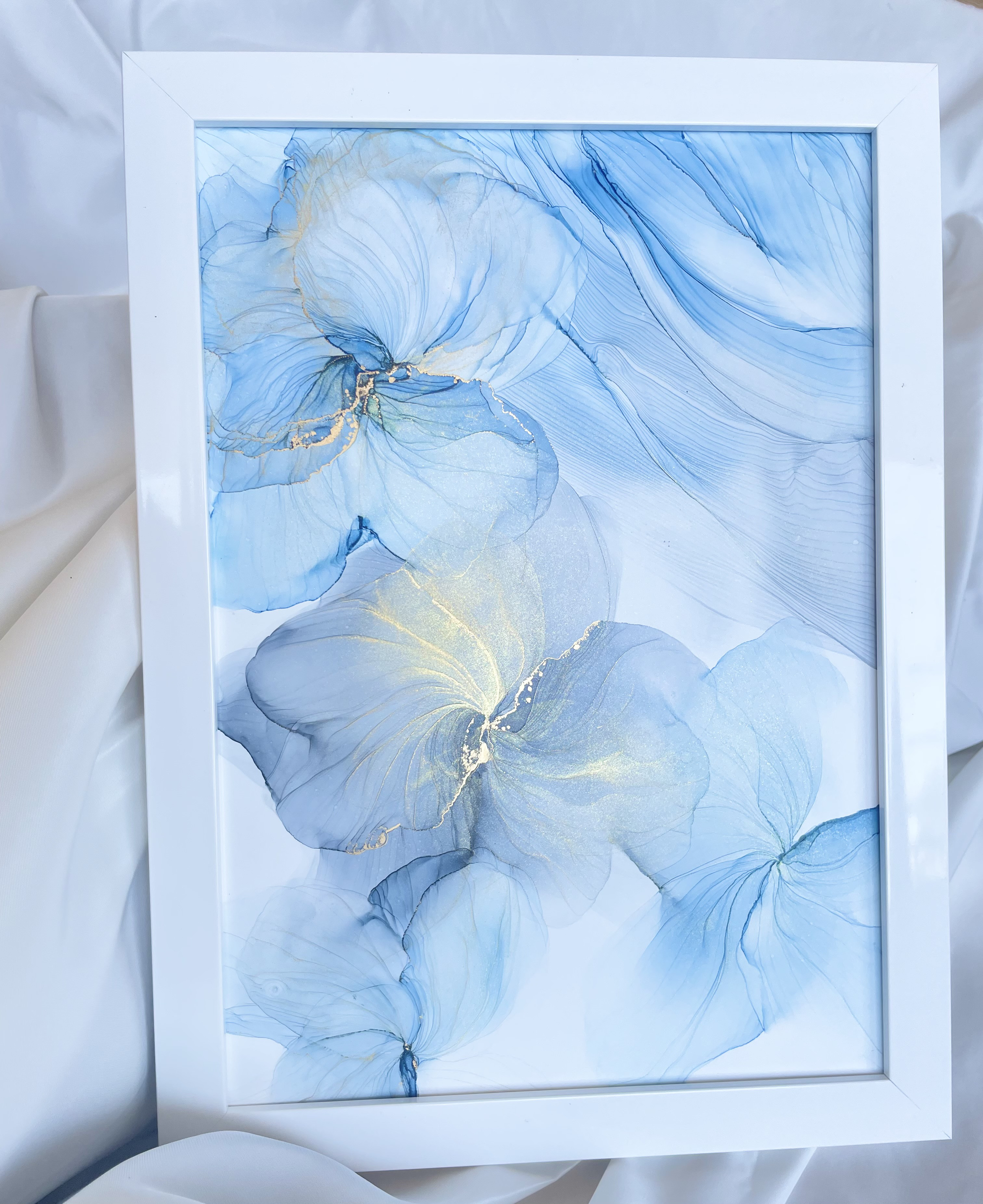 絵  フラワーアート アート#ゼンタングルインスパイアードアート #花#モノトーン