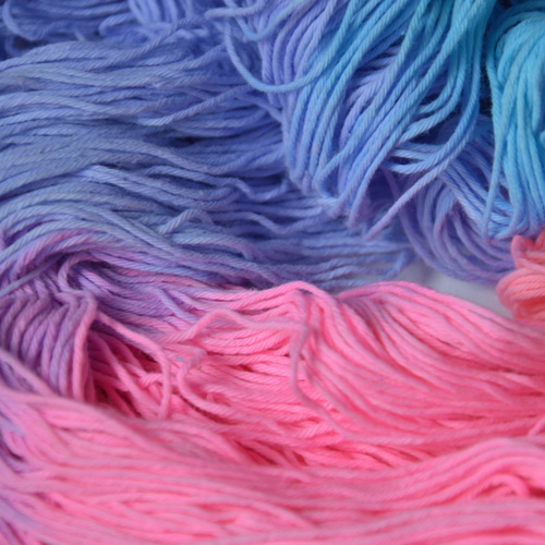 手染め糸 シルクコットン rainbow nijiyarn 毛糸 nijiyarn 通販