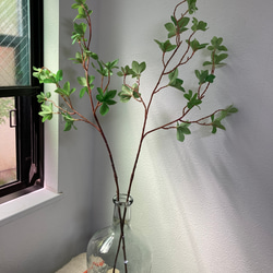 送料込み]ドウダンツツジ N7フェイクグリーン 2本 85cm 枝 アート