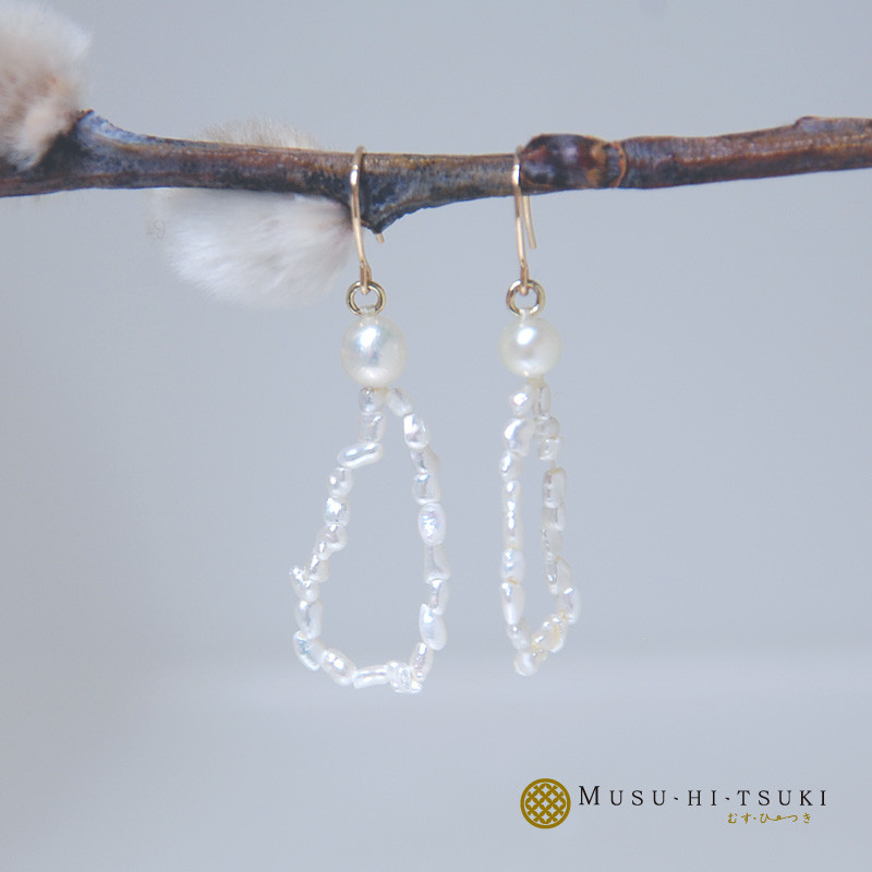 真珠 あこや 砂ケシ パール ピアス あこや真珠 k18