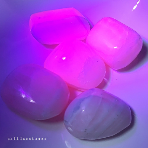 ペルー産ピンクマンガンカルサイト タンブル 幅約30mm前後 20g台