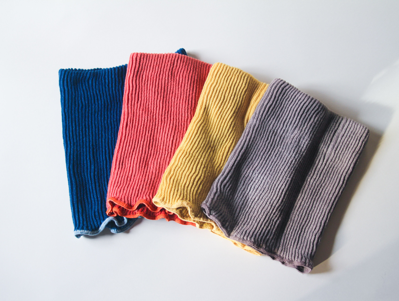 silk× cotton腹巻きネックウォーマー/草木染め/シルク×コットン