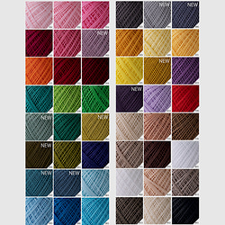 レース糸かぎ針　松編みの花付きバネポーチ／ライトカラー 12枚目の画像