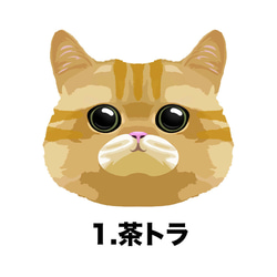 【 ねこ 猫 茶 毛色3色 左下デザイン 】スマホケース クリアソフトケース プレゼント iPhone&Android 2枚目の画像