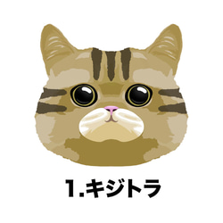 【 ねこ 猫 キジ 毛色3色 左下デザイン 】スマホケース クリアソフトケース プレゼント iPhone&Android 2枚目の画像