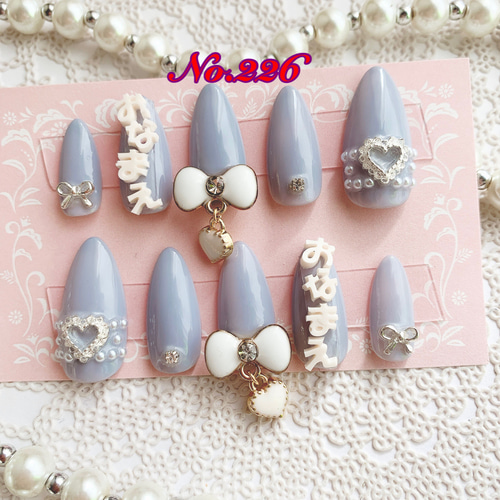 FASHION NAIL XZF-002 ネイルチップ スクエア ミディアム