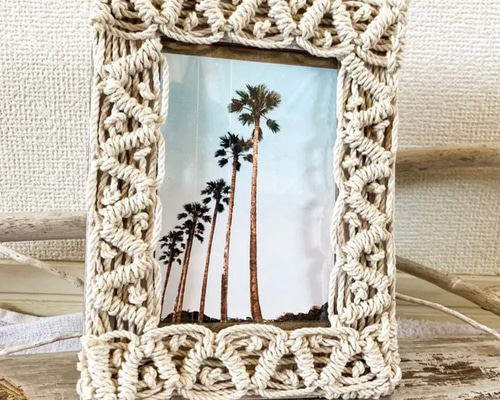 マクラメ編み写真立て インテリア フォトフレーム・写真立て Travel