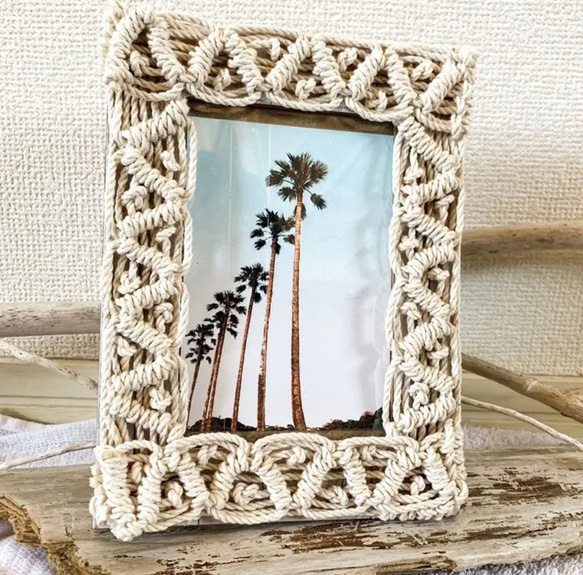 マクラメ編み写真立て インテリア フォトフレーム・写真立て Travel