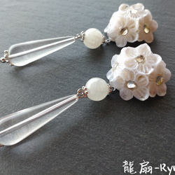 【もみ和紙✴花まり】純白の花束-PURE　WHITE　BOUQUET- 2枚目の画像