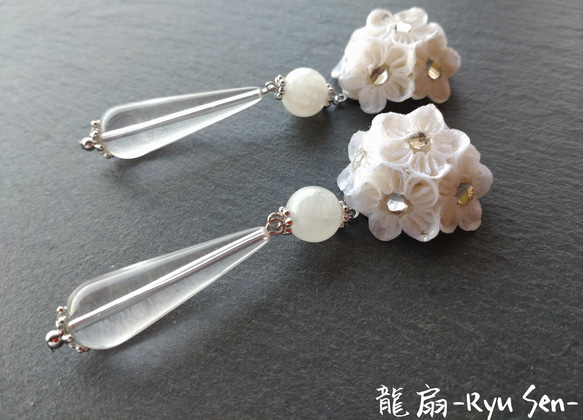 【もみ和紙✴花まり】純白の花束-PURE　WHITE　BOUQUET- 2枚目の画像