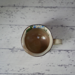 京焼・清水焼　色絵　マグカップ（朝顔） 6枚目の画像