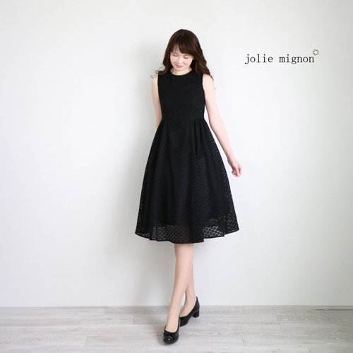 女性らしく上品なデザイン♪】小花柄コットンレース エレガント