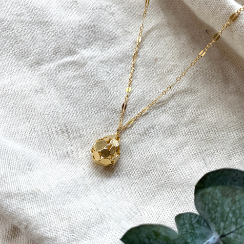 【LB掲載】PDPAOLA◆DROPチャーム付 ロングチェーンネックレス◆ LB掲載】PDPAOLA◇DROPチャーム付 ロングチェーンネックレス◇