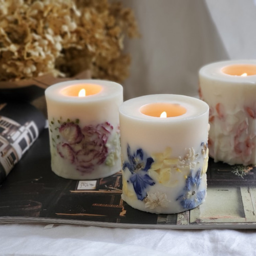 道具がなくても大丈夫！お家で簡単！手作りキャンドル【ブーケ