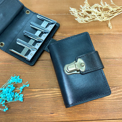 (名入れ可・色変更可)コインキャッチャー　財布　ハンドメイド　レザー　クラフト 名入れ可・色変更可)コインキャッチャー 財布 ハンドメイド