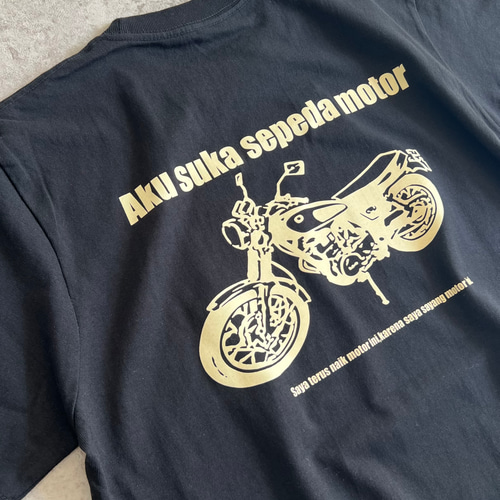 シャツ スーツ バック プリント 自転車 T カジュアル おしゃれ かわいい セクシー 大人 Cross charm official store | シックプリント ロンT ロンティー