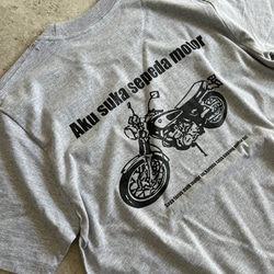 当店ロングセラー♪大人のバイクTシャツ！originalバックプリントTシャツ「SR」 16枚目の画像