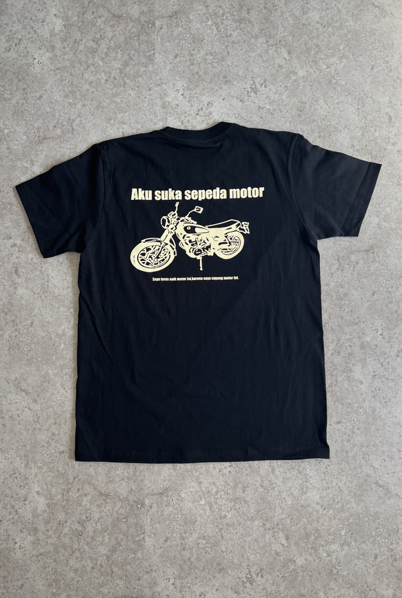 originalバイクTシャツ「SR」 7枚目の画像