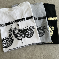 originalバイクTシャツ「SR」 2枚目の画像