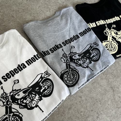 当店ロングセラー♪バックプリントがカッコいい！original大人のバイク 