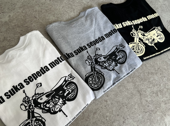 当店ロングセラー♪大人のバイクTシャツ！originalバックプリントTシャツ「SR」 17枚目の画像