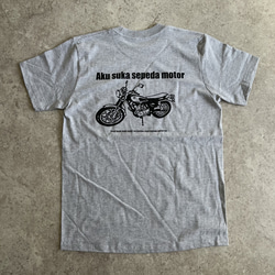 originalバイクTシャツ「SR」 6枚目の画像